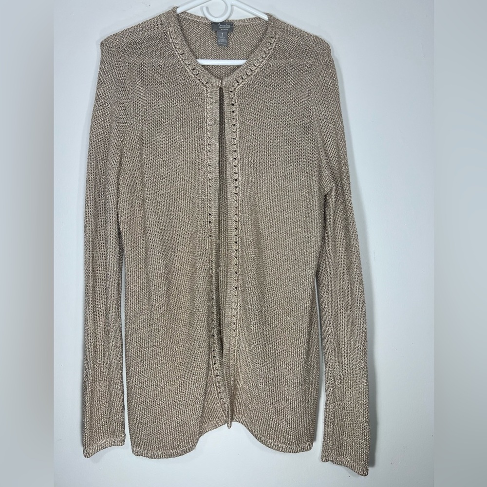 travelers collection Women’s Cardigan, Golden/ Chamomile color, size1